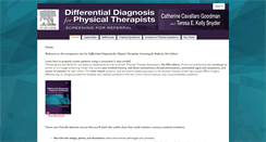 Desktop Screenshot of differentialdiagnosisforpt.com